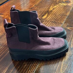 Women's Burgundy Ankle Boots